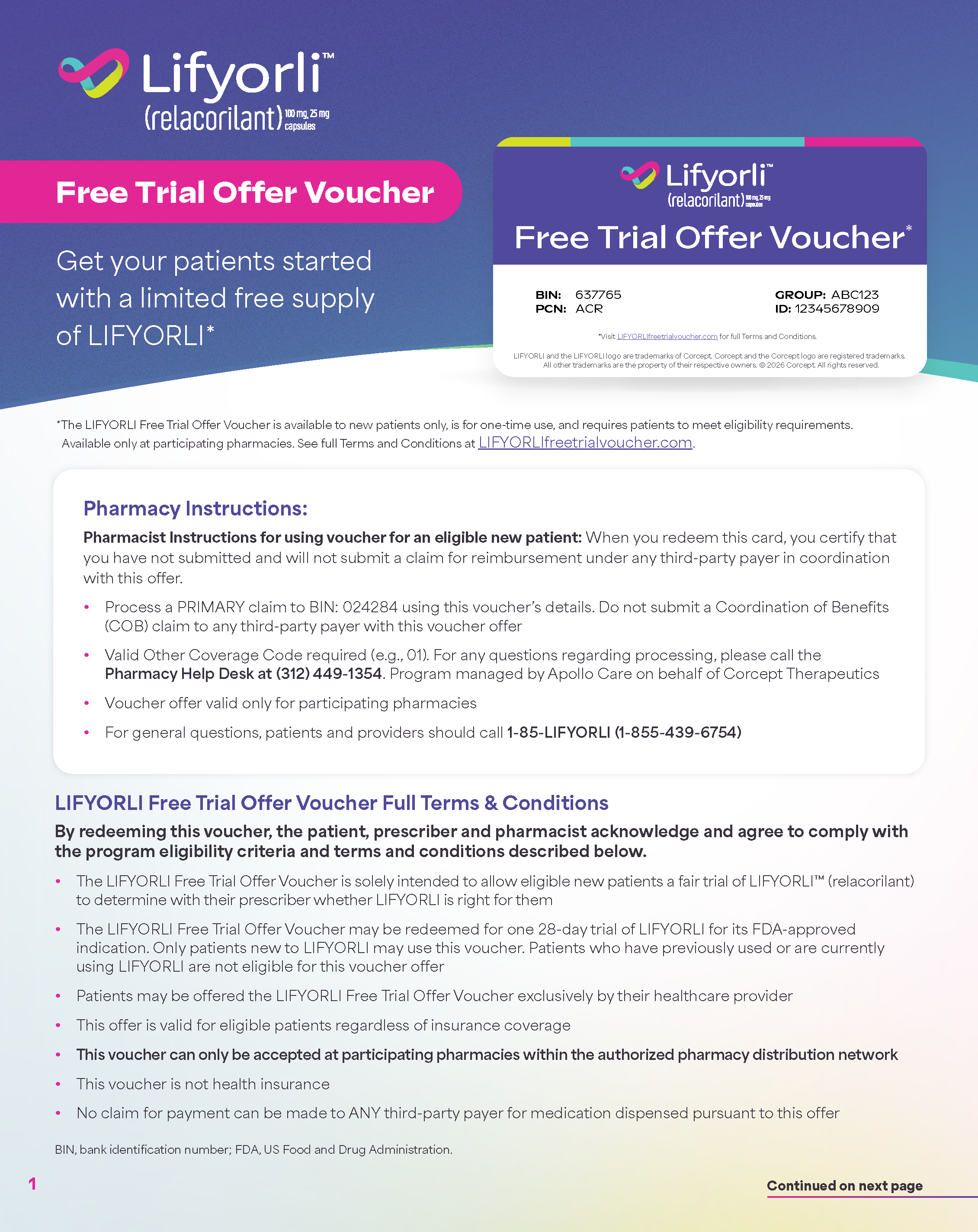 LIFYORLI Free Trial Offer Voucher Preview